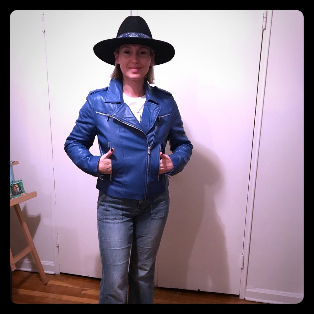 Blue Duck leather jacket.